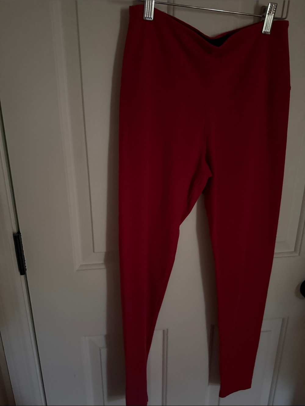 Lysse Bright Red High-Rise Ponte Leggings